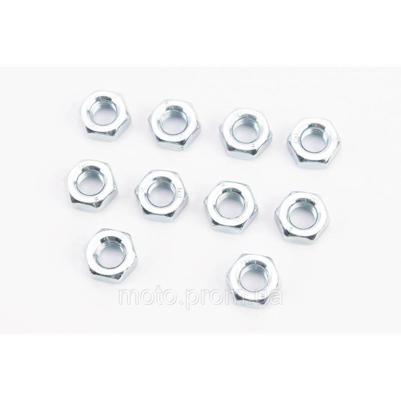 Гайка М10x1,5 6 цб DIN934, к-кт 10шт