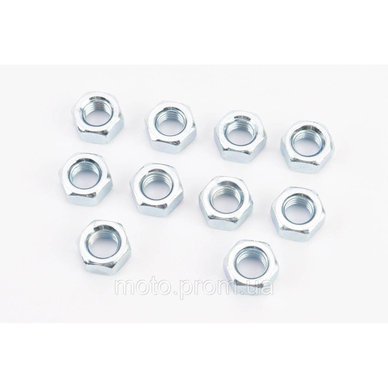 Гайка М12x1,75 6 цб DIN934, к-кт 10шт