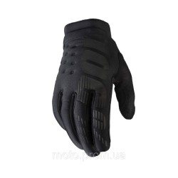 Мотоперчатки теплые RIDE 100% Brisker Black XL Мотоперчатки теплые RIDE 100% Brisker Black XL