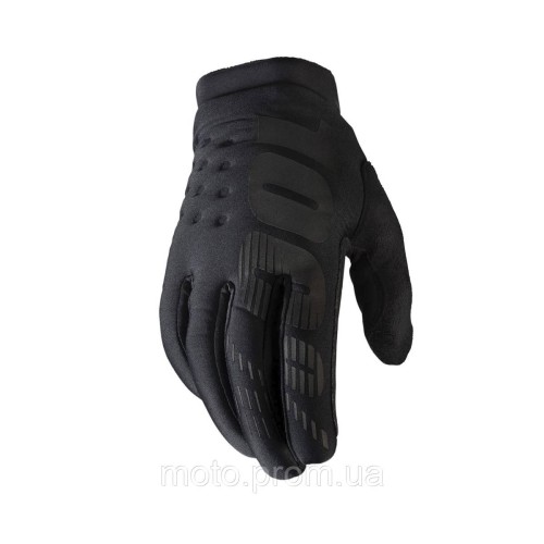 Мотоперчатки теплые RIDE 100% Brisker Black XL
