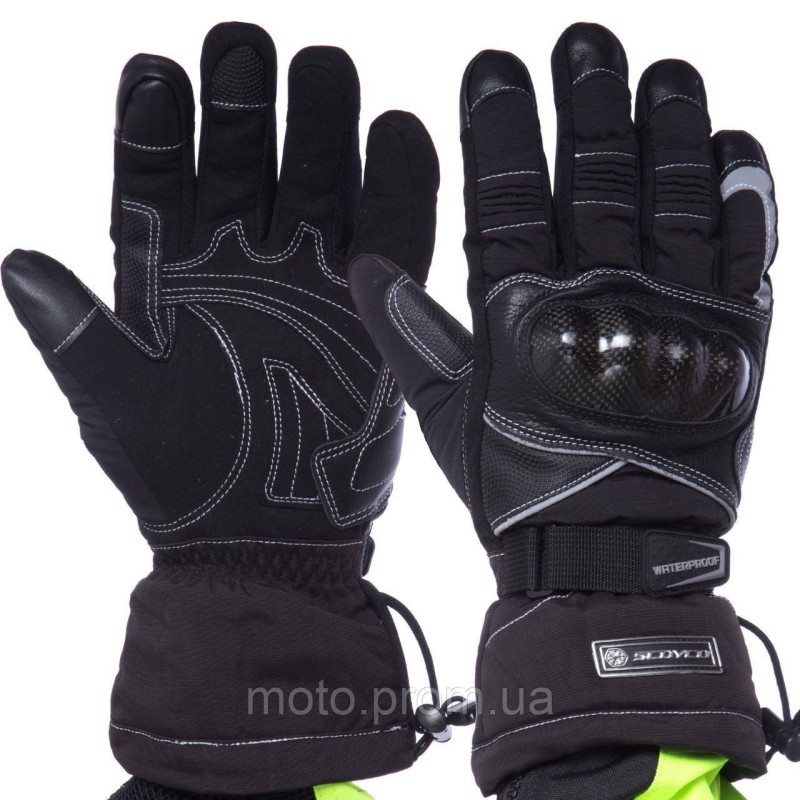 Мотоперчатки зимние Scoyco MC15B-2 Winter Black M