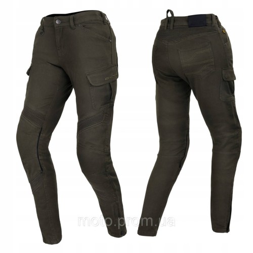 Мотоджинси SHIMA Giro 2.0 Khaki Lady W26-L32