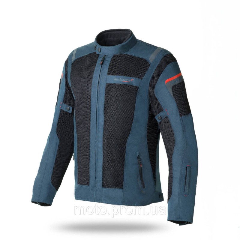 Мотокуртка Seventy JT56 Touring Black Dark Blue XXXL