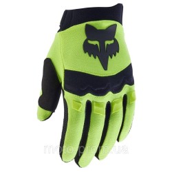 Детские мотоперчатки FOX YTH DIRTPAW GLOVE Flo Yellow YM (6)