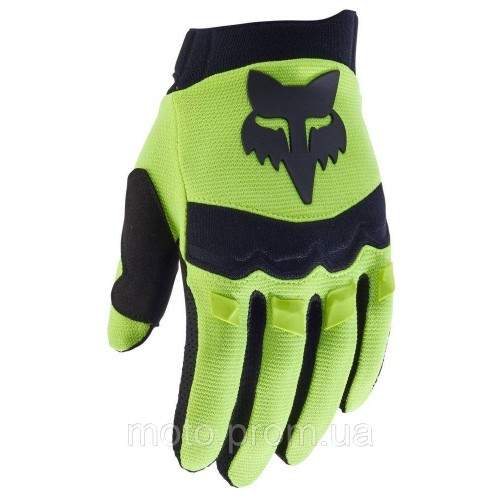 Детские мотоперчатки FOX YTH DIRTPAW GLOVE Flo Yellow YM (6)