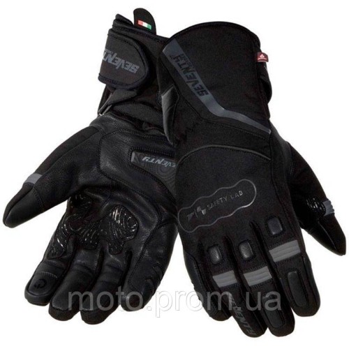 Мотоперчатки теплые Seventy T7 GOBI Black M