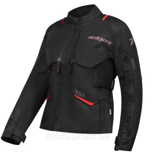 Мотокуртка Seventy JT67 Tanami Black Red L