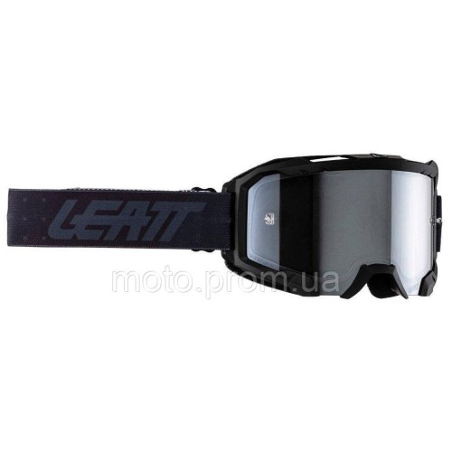 Маска кросова LEATT Velocity 4.5 — Iriz Silver Stealth Mirror Lens