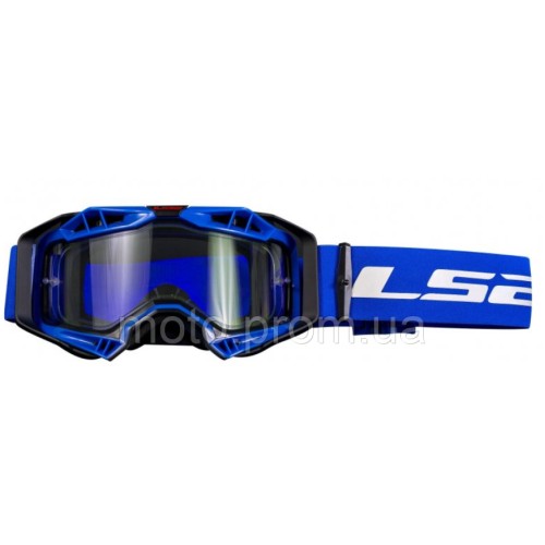 Маска кросова LS2 AURA Enduro Blue +Pinlock