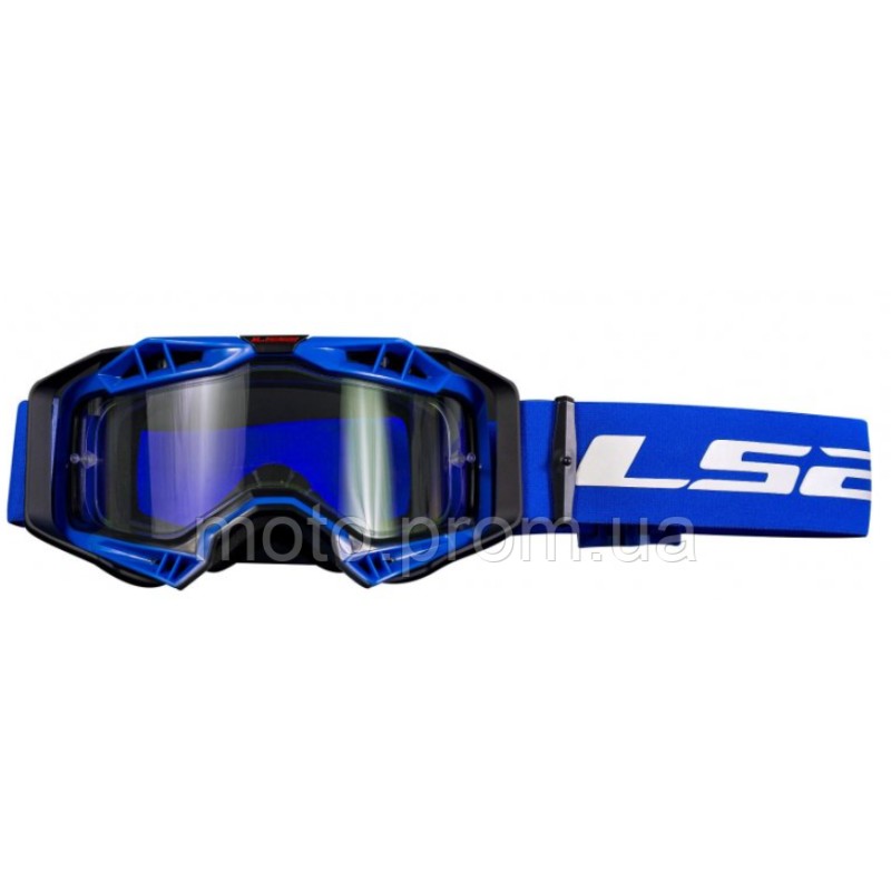 Маска кросова LS2 AURA Enduro Blue +Pinlock