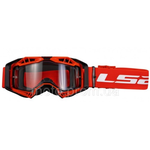 Маска кросова LS2 AURA Enduro Red +Pinlock