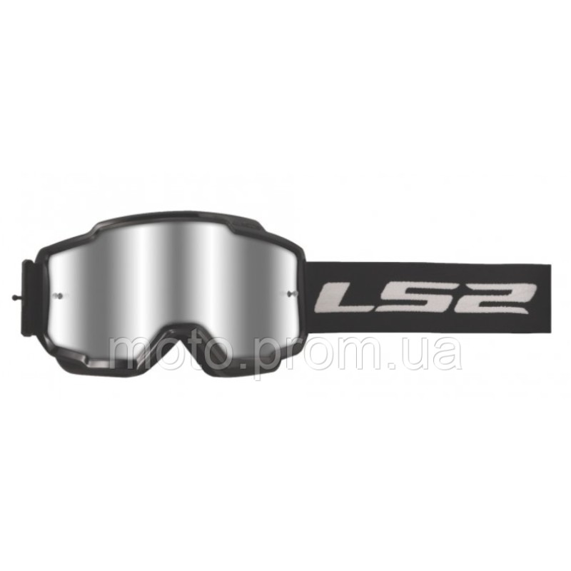 Маска кроссовая LS2 CHARGER Black Mirror Lens