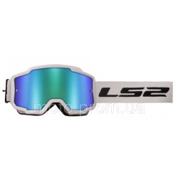 Маска кроссовая LS2 CHARGER White Mirror Lens