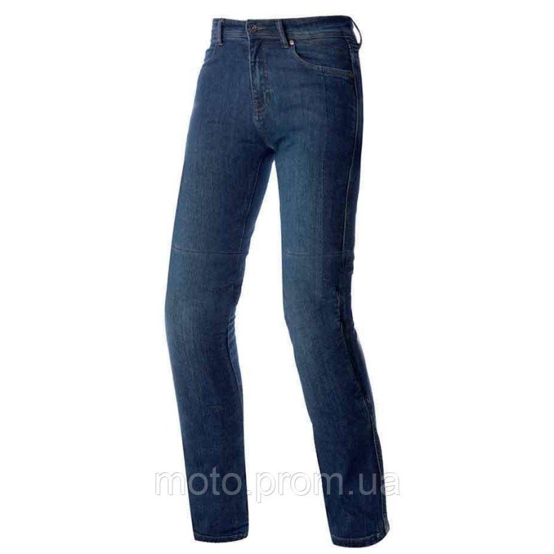Мотоджинсы одношаровые SEVENTY PJ16 Slim LADY Dark Blue W26-L32