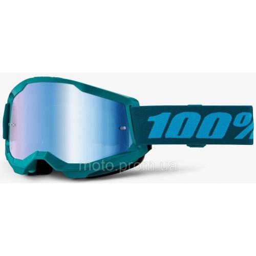 Окуляри 100% STRATA 2 Stone — Mirror Blue Lens, Mirror Lens