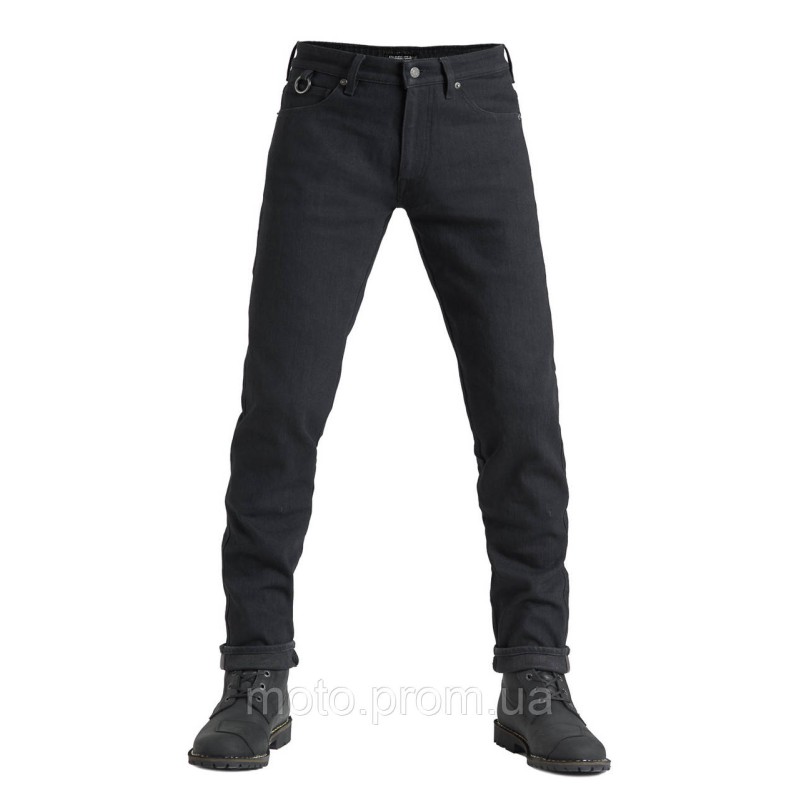 Мотоджинси одношарові PandoMoto Steel Black 02 Dyneema® AA W36-L34