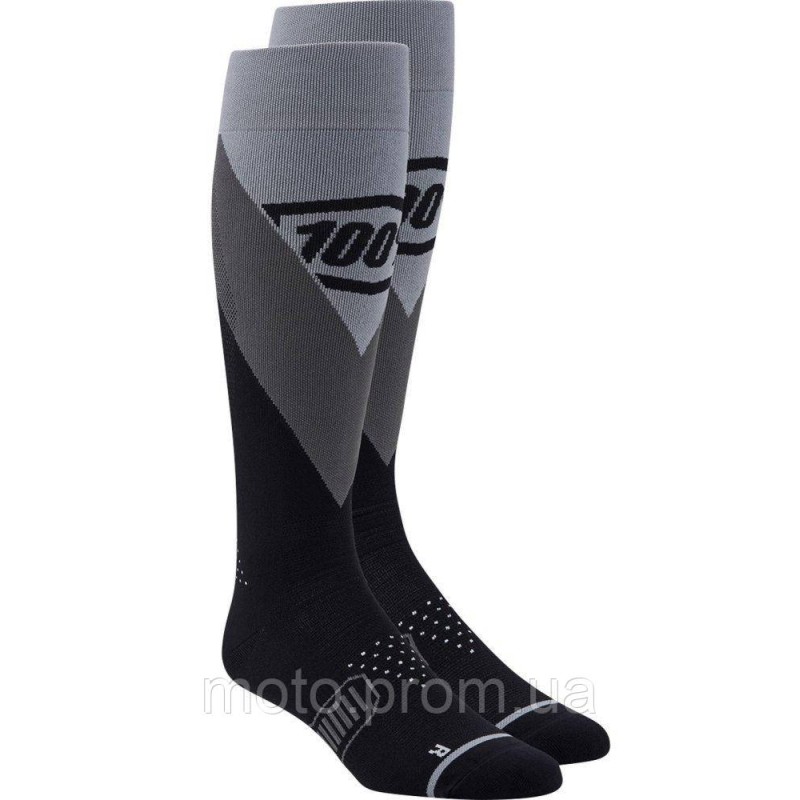 Мотоноски Ride 100% HI-SIDE Thin Moto Socks Black S/M