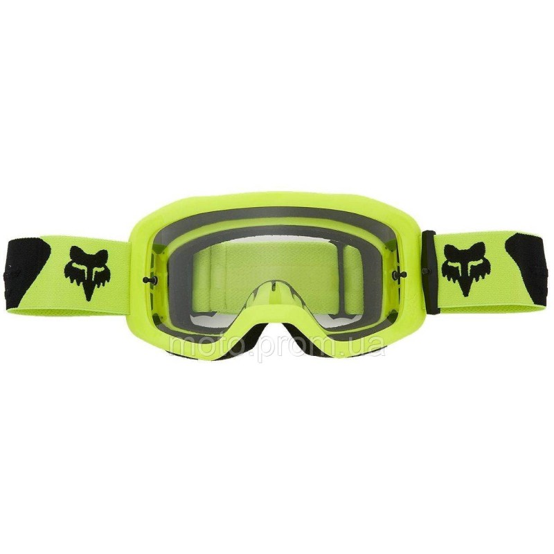 Окуляри FOX MAIN II — CORE Flo Yellow, Clear Lens