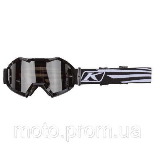Маска кросова KLIM Viper Off-Road Illusion Black — White Dark Smoke