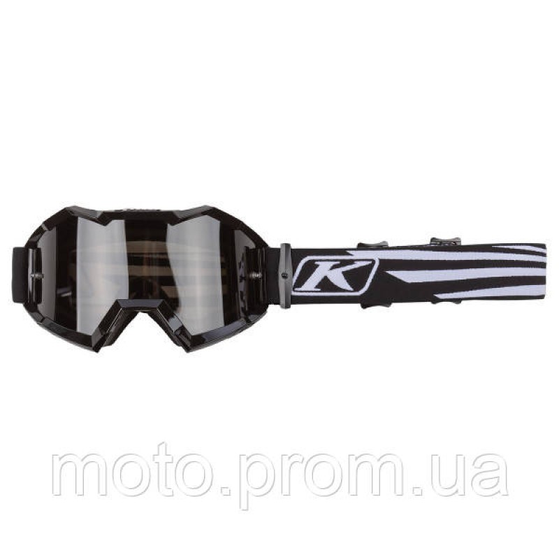 Маска кросова KLIM Viper Off-Road Illusion Black — White Dark Smoke