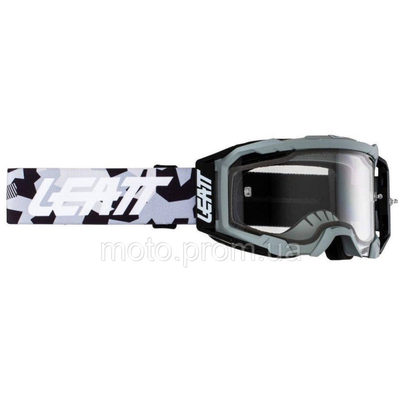 Маска кросова LEATT Velocity 5.5 Enduro — Clear Forge Clear Lens