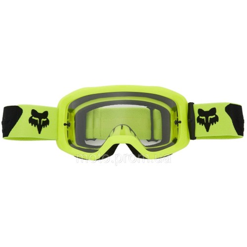 Дитяча кросова маска FOX YTH MAIN II CORE GOGGLE Flo Yellow Clear Lens
