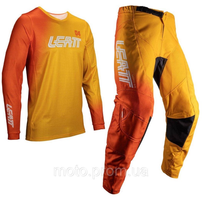 Джерсі та штани LEATT Ride Kit 3.5 Flame, 38/2XL