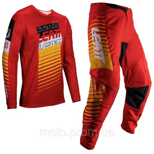 Джерсі та штани LEATT Ride Kit 3.5 Red, 32/M
