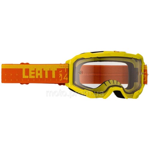 Маска кросова LEATT Velocity 4.5 Goggle Citrus, Clear Lens