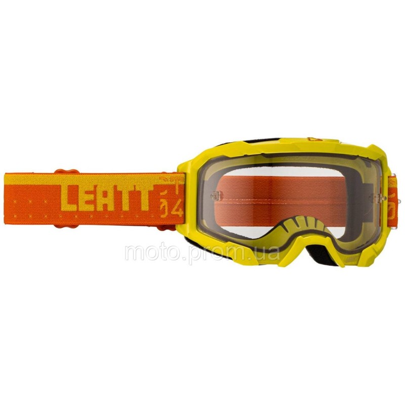 Маска кросова LEATT Velocity 4.5 Goggle Citrus, Clear Lens