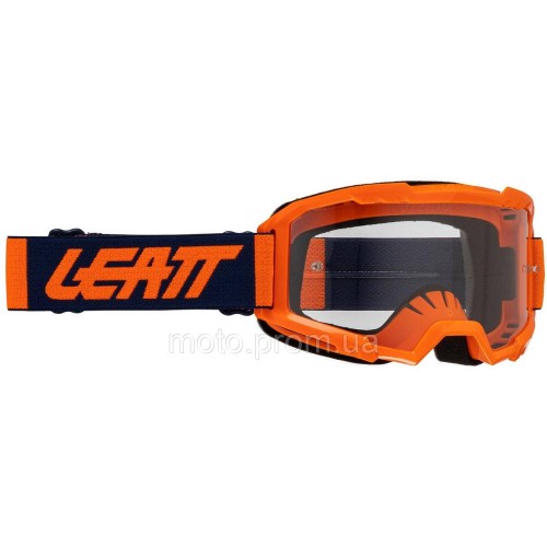 Маска кросова LEATT Vizion 2.5 Goggle Orange, Clear Lens