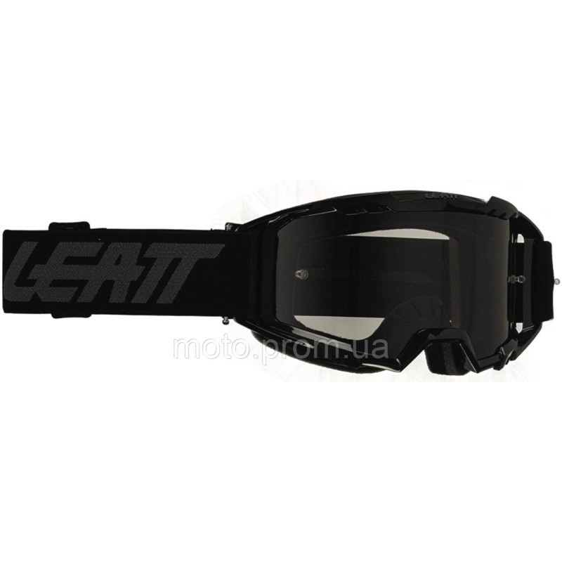 Маска кросова LEATT Vizion 3.5 Goggle Stealth, Grey Lens