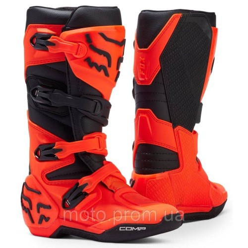 Мотоботы FOX Comp Youth Boot Flo Orange 8