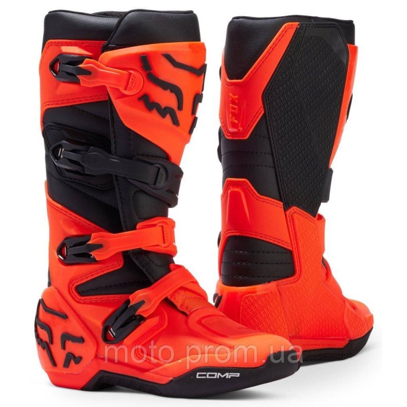 Мотоботы FOX Comp Youth Boot Flo Orange 8
