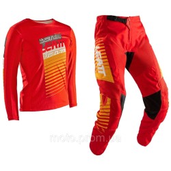 Комплект джерсі штани LEATT Ride Kit 3.5 Junior Red, 28/XLarge Комплект джерсі штани LEATT Ride Kit 3.5 Junior Red, 28/XLarge