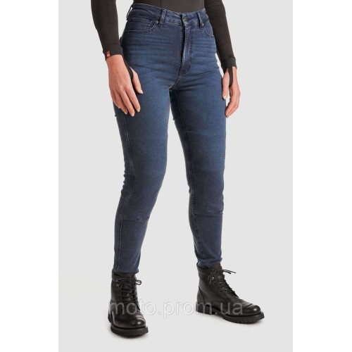 Мотоджинсы однослойные PandoMoto LADY Kusari Cor 02 Blue W24-L32