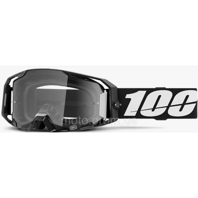 Маска кросова 100% ARMATIC Goggle Black Clear Lens