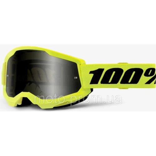 Маска кросова 100% STRATA Goggle II SAND Neon Yellow