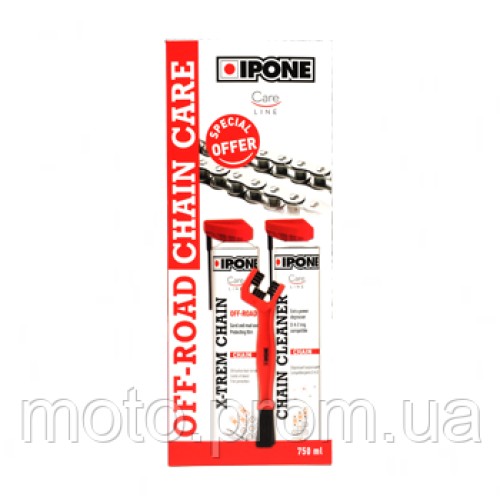 IPONE Road Chain Care Off-road змивання + мастило + щітка