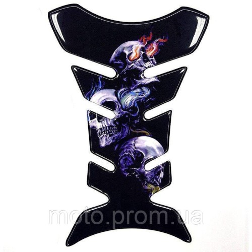 Наклейка на бак NB-1 Skull Colour