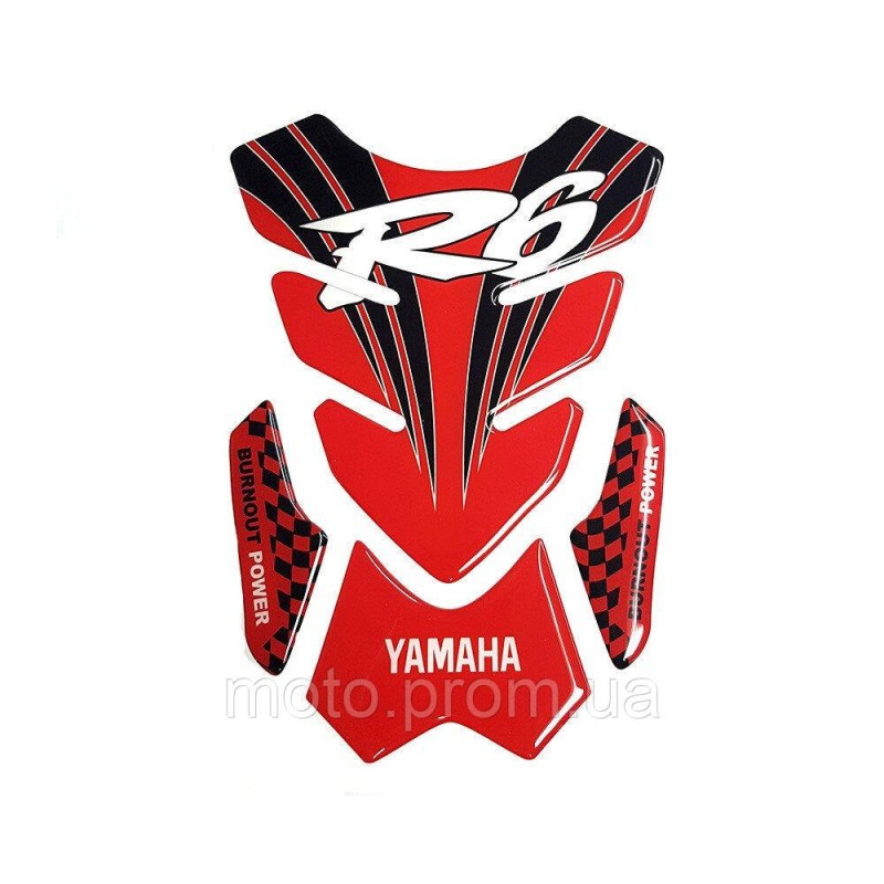 Наклейка на бак NB-4 Yamaha R6 Red
