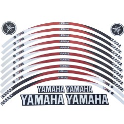 Наклейка на обод колеса Yamaha Flag Red Наклейка на обод колеса Yamaha Flag Red