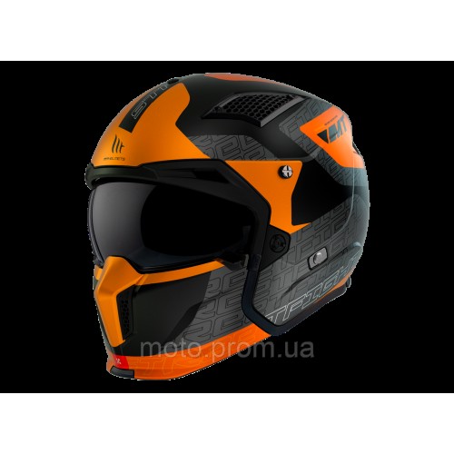 Мотошлем MT STREETFIGHTER SV S Totem B4 Matt Orange ECE2206 S
