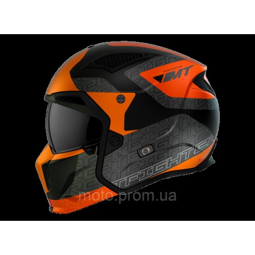 Мотошлем MT STREETFIGHTER SV S Totem B4 Matt Orange ECE2206 XS