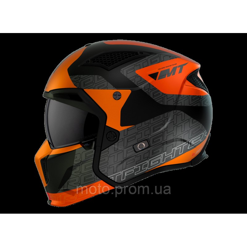 Мотошлем MT STREETFIGHTER SV S Totem B4 Matt Orange ECE2206 XS