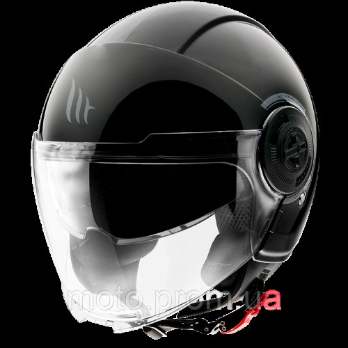 Мотошолом MT VIALE SV S Solid Gloss Black L