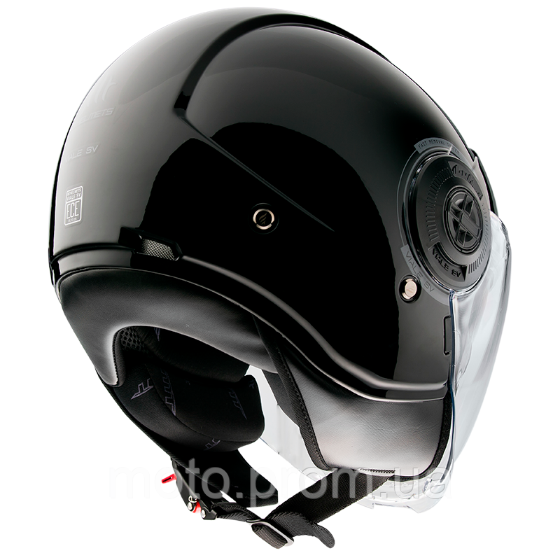 Мотошолом MT VIALE SV S Solid Gloss Black M