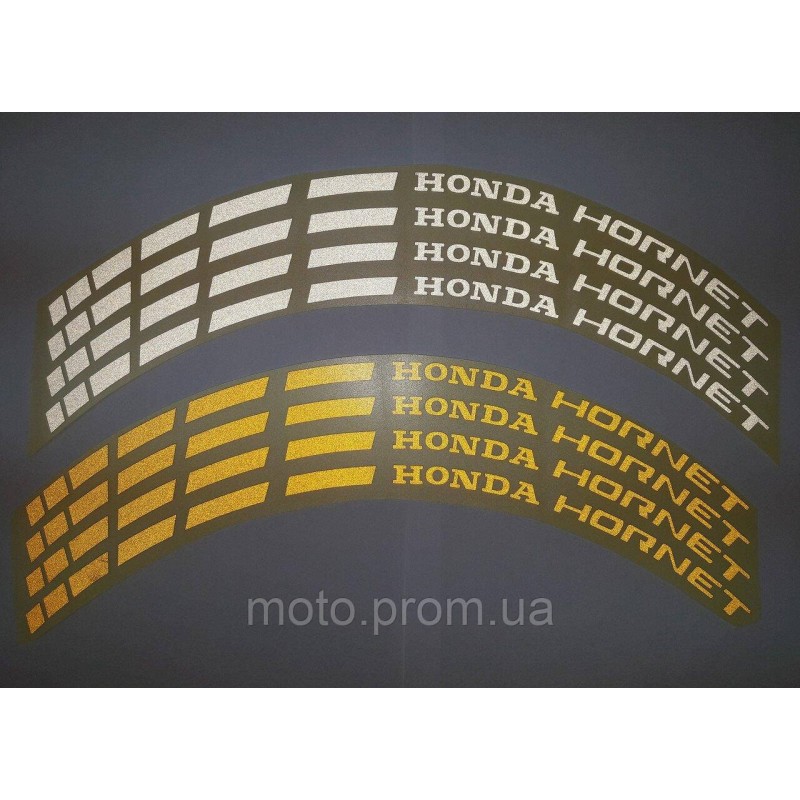 Наклейка на обід колеса Honda Hornet Gold