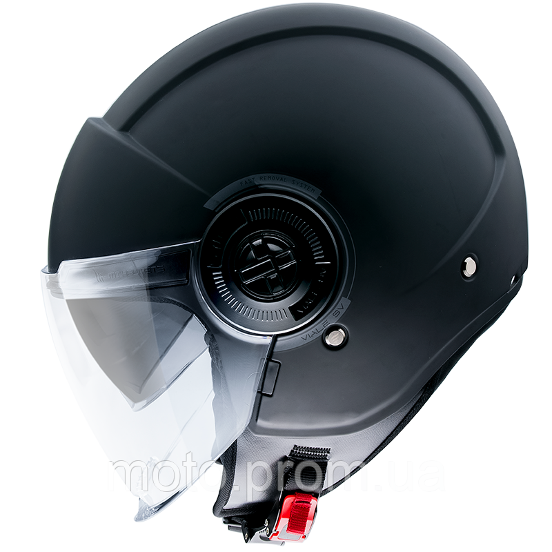 Мотошлем MT VIALE SV S Solid Matt Black XXS