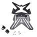 Кріплення номера трикутний чорний AW56896